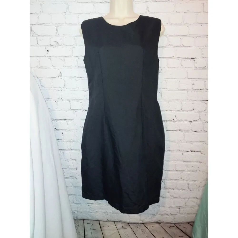 Passports Womens Size Medium Black Dress